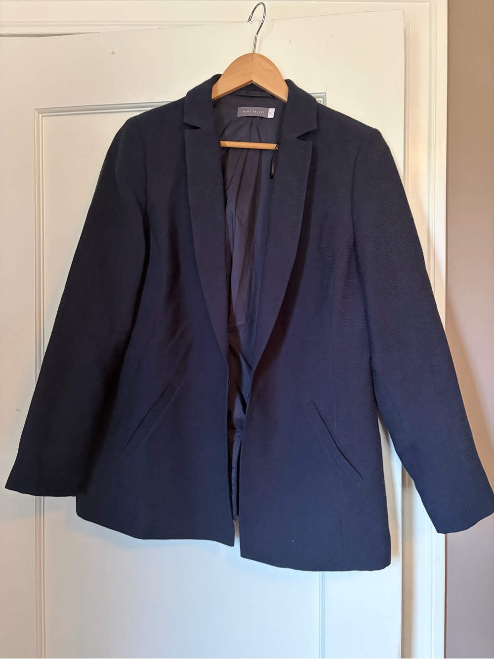 Women's Navy Tailored Blazer